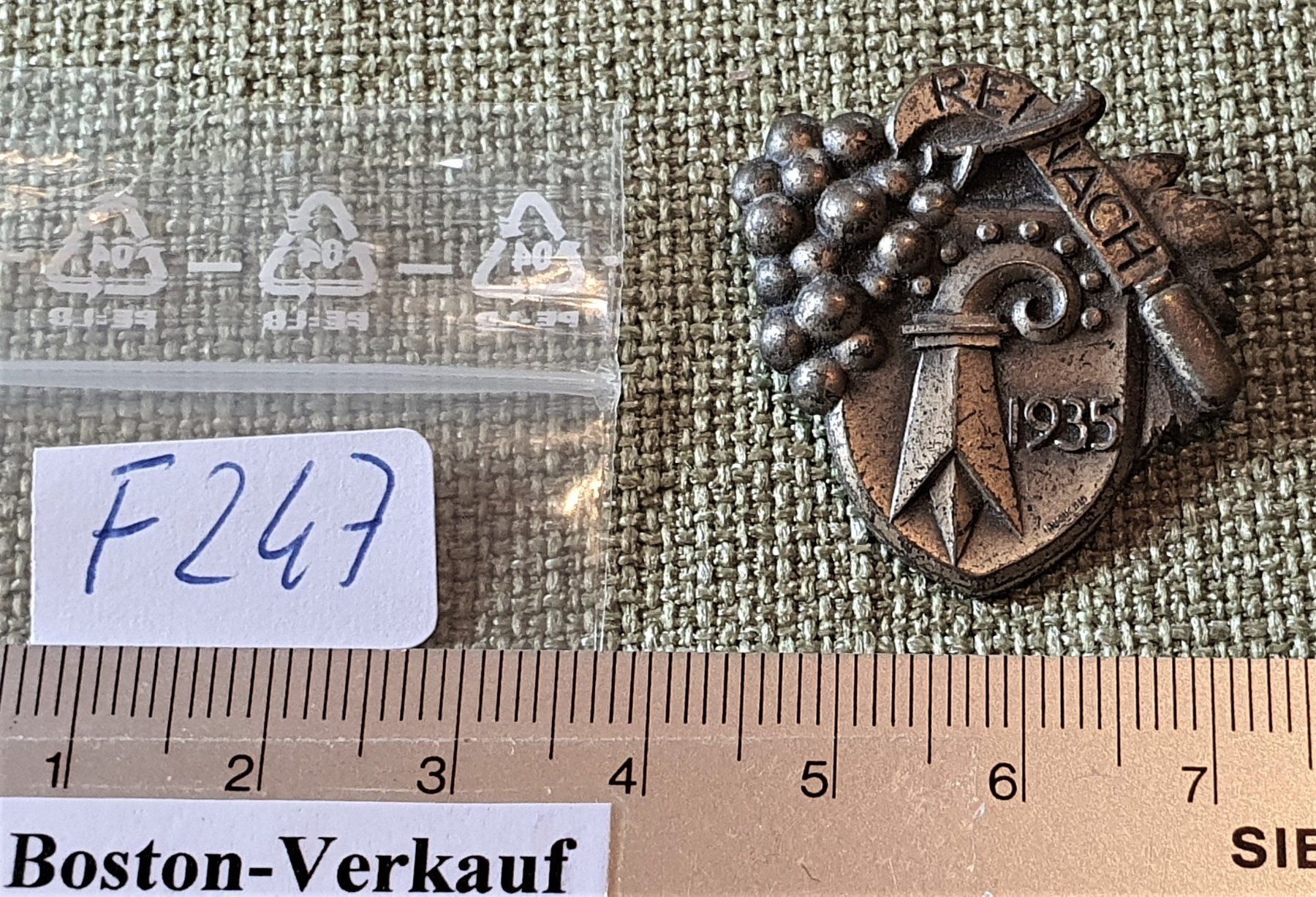 Alle Briefmarken: F247 - Winzerfest Reinach BL 1935 – Gebraucht aus Reinach BL von Boston-Verkauf 3