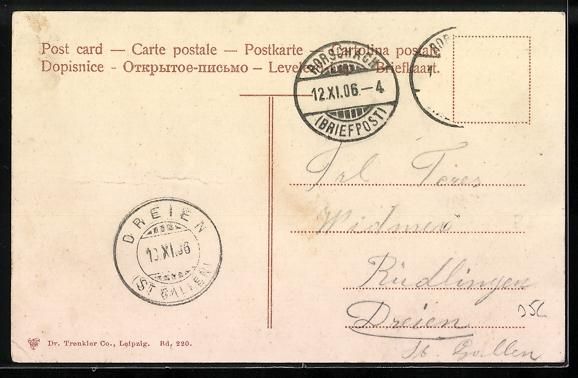 Cartes postales: Rorschach, Obere Hauptstrasse mit Rathau – D'occasion à Berlin par bartko-reher 1