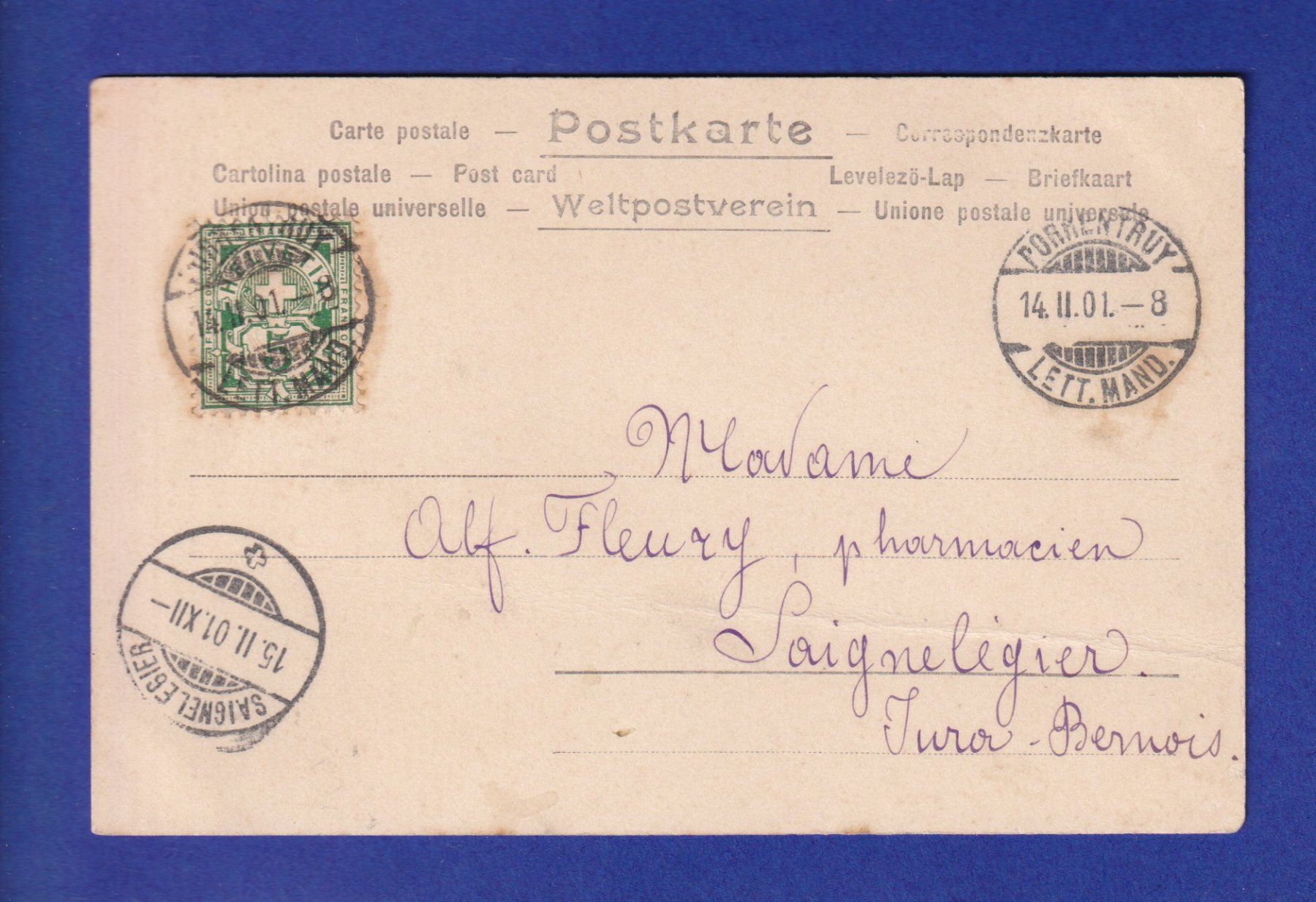 Cartoline postali: ENFANT - Ange forgeron – Usato da Pully venduto da nicecards-shop 1