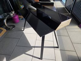 Jahnke Bürotisch aus Glas (120cm breit)