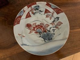 WUNDERSCHÖNER TELLER JAPAN ANTIK, ca. 21 cm, top Zustand