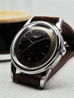 Rare Longines 22A- two-tone black -oversize - RÉVISÉE+écrin