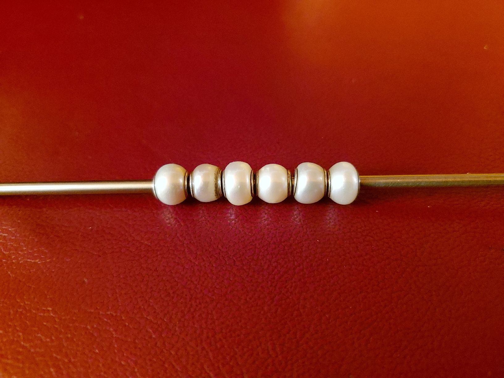 Perle (finte): weisse Perlen Beads, 7 Perlen, schlicht & elegant – Usato da Büttikon AG venduto da lca_v7pb