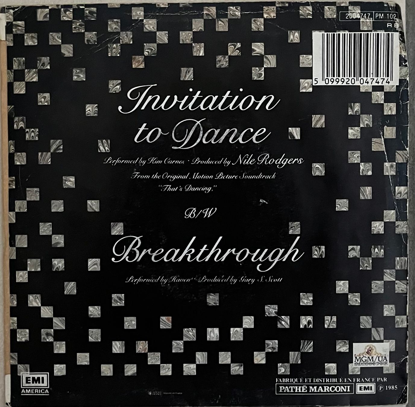 Dischi in vinile: KIM CARNES - INVITATION TO DANCE – Usato da Bussigny venduto da vinyl-pas-cher 1