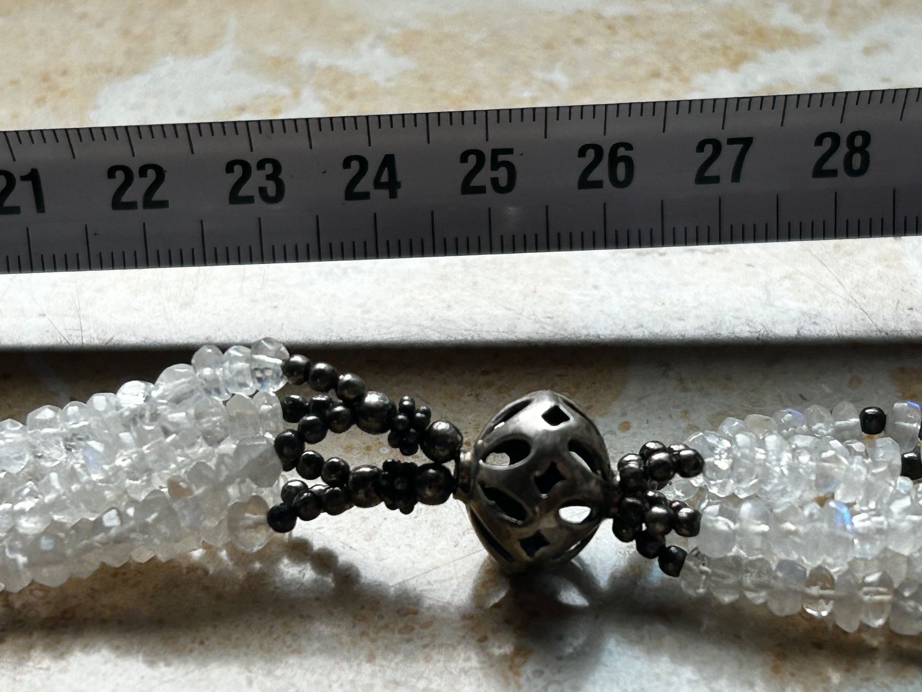 Catenine: Weiss Kette Monstein Silber Anhänger – Usato da Basel venduto da bellespirit 8