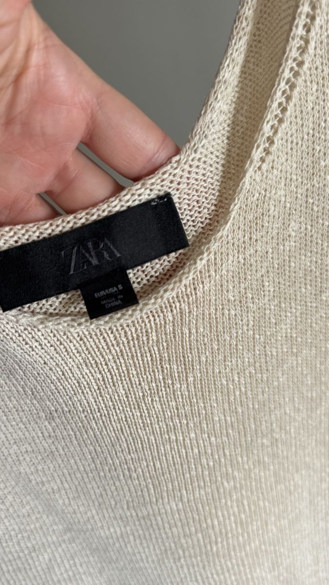 Zara Top: Zara Top mit Strick-Effekt. Neu! – Nuovo e nell'imballaggio originale da Schaffhausen venduto da R_Muzh 2
