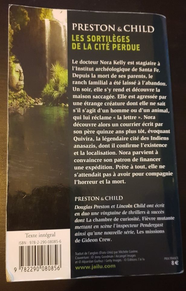 Bücher: Livre de poche - Les sortilèges de la cité perdue – Gebraucht aus Lausanne von mar_byq8 1