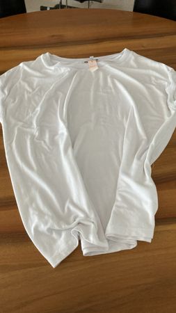 Weisses Damen T-Shirt, Grösse L, Street One