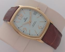 18K Omega De Ville Prestige Tonneau Auto. (Ref. 4603.21.02)
