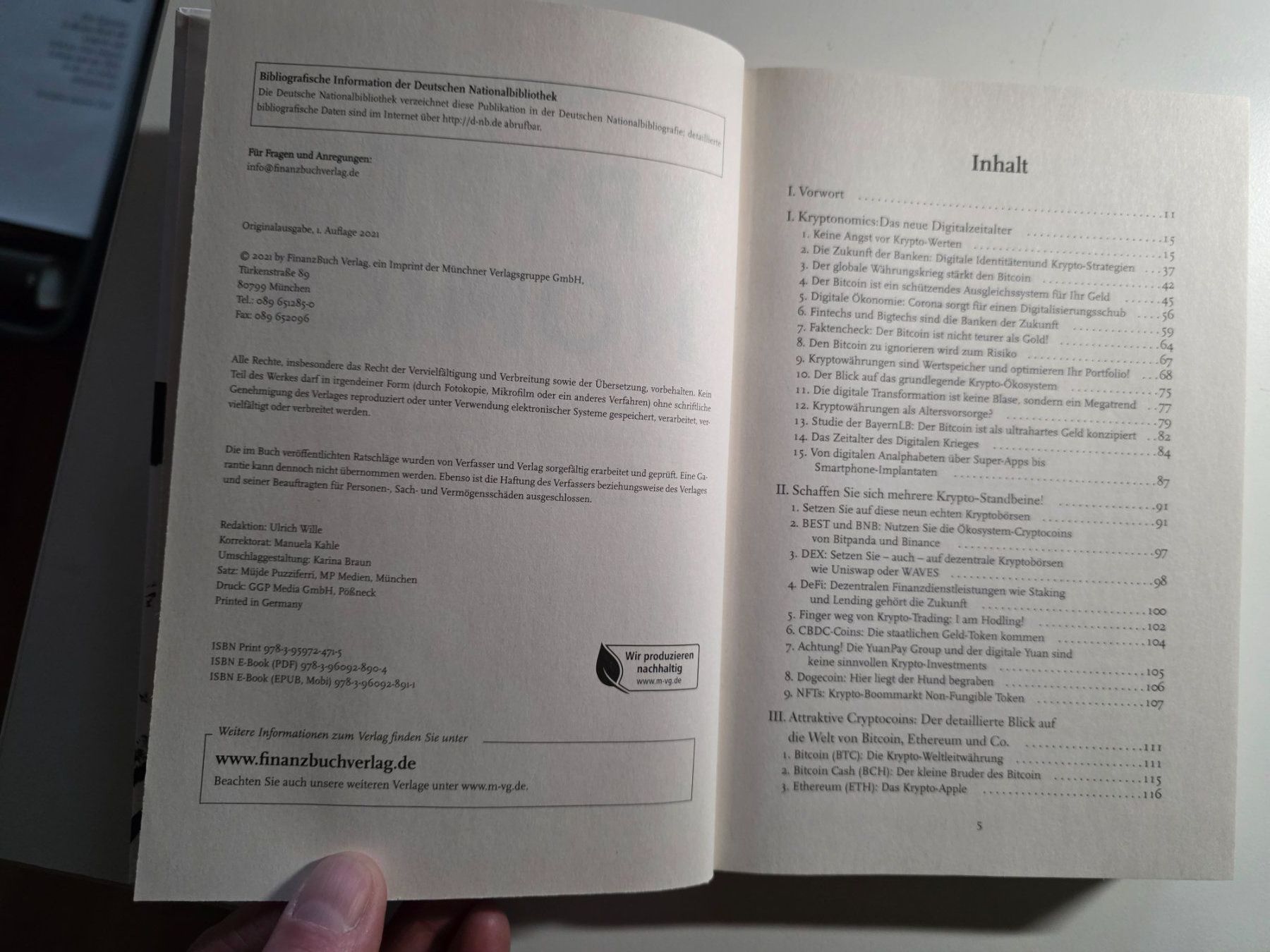 Libri: Kryptonomics - Markus Miller - Bitcoin Tokenisierung - 2021 – Usato da Walterswil BE venduto da Lonitti 7