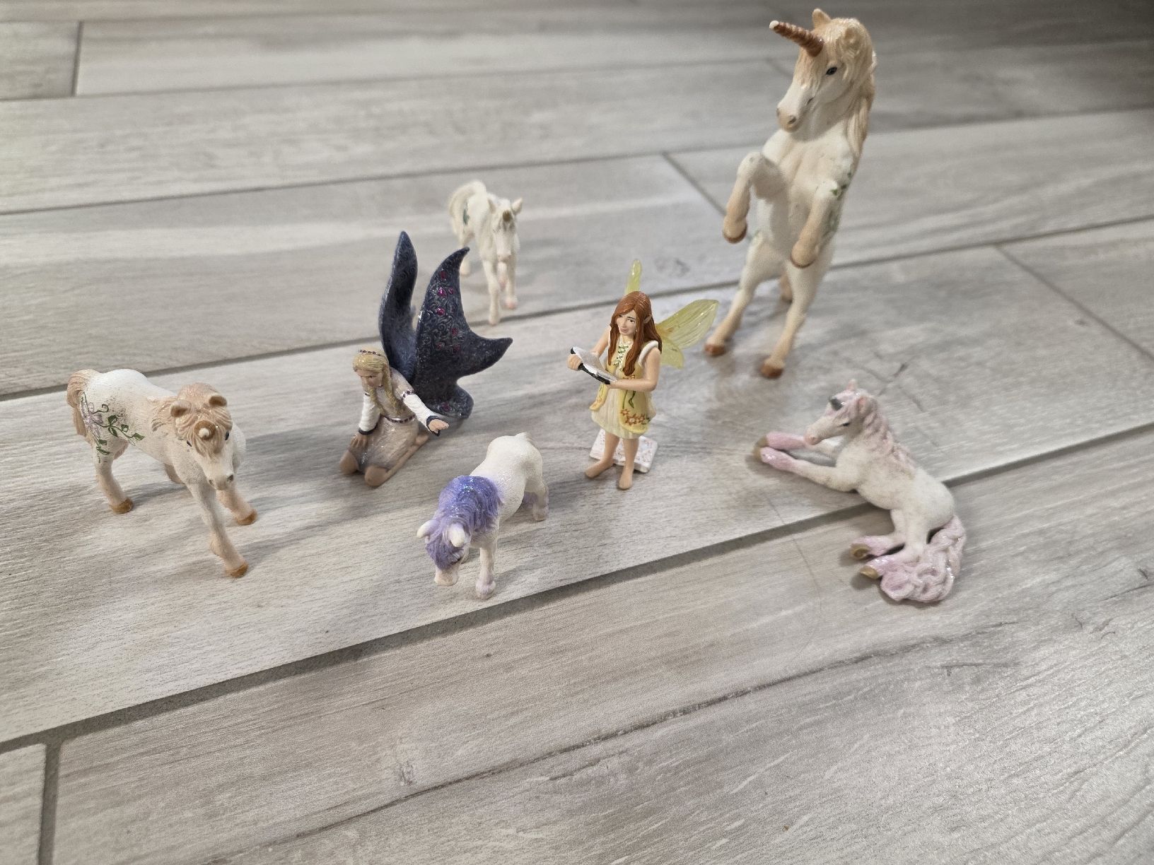 Schleich Statuette: Schleich Set Einhörner und Feen Figuren  – Usato da Dorf venduto da Echo_Elements 2