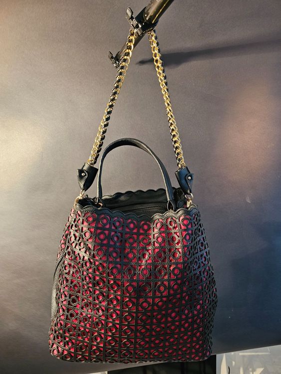 Sac a main Lantadeli Fantaisie Original Rouge et Noir Acheter sur Ricardo