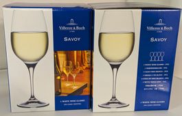 Villeroy & Boch Savoy Weissweinglas 8er Set neu