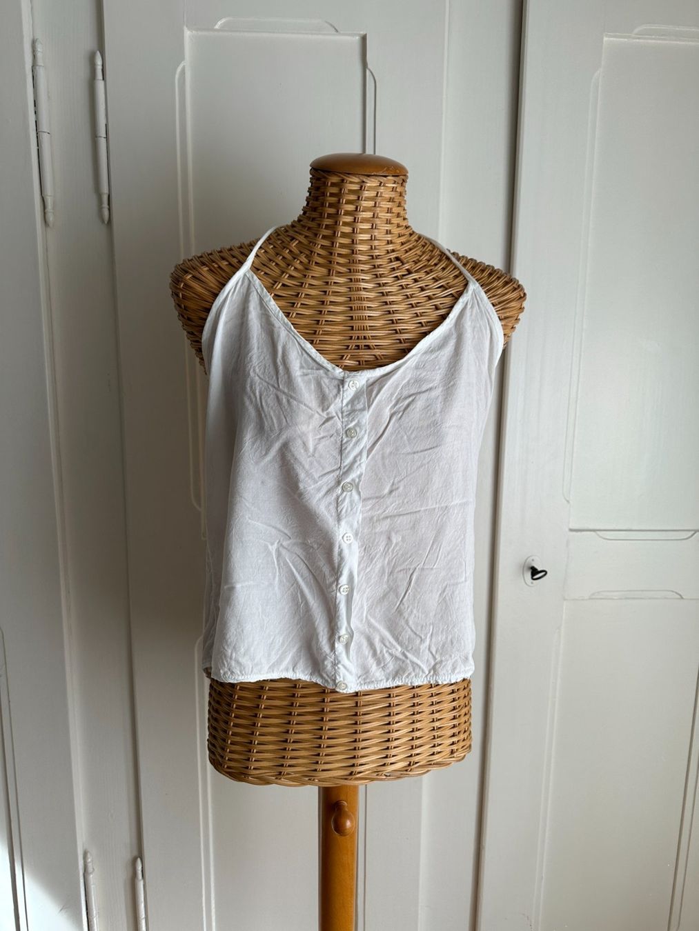 Brandy Melville Top: BRANDY MELVILLE - Blusentop weiss – Usato da Zürich venduto da Diazaio