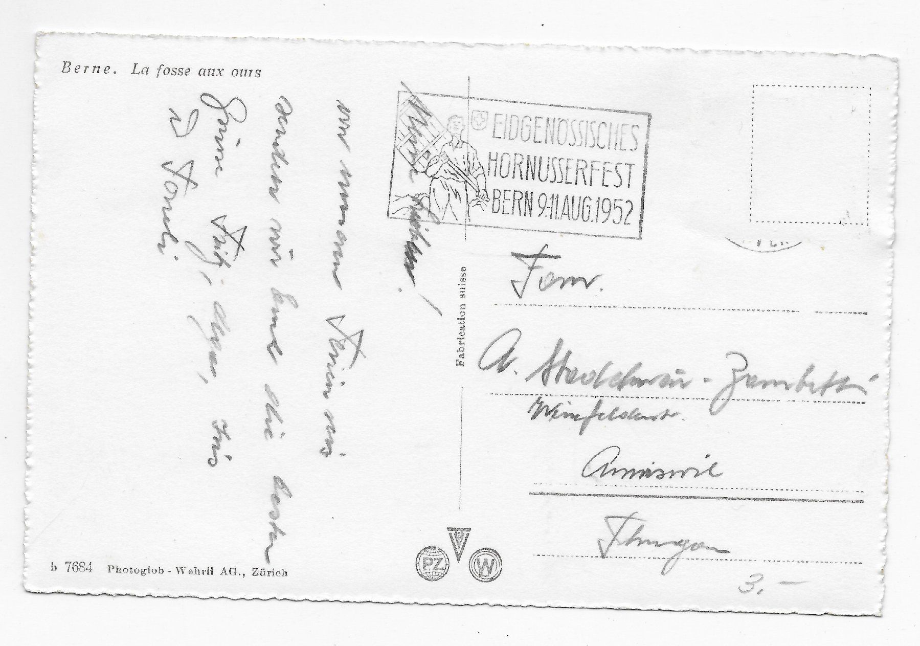 Cartoline postali: Bern Bärengraben – Usato da Hefenhofen venduto da Richsalz 1