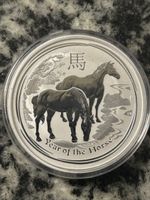 Münze Australien 2 Oz 999 Silber 2014 Year of the Horse