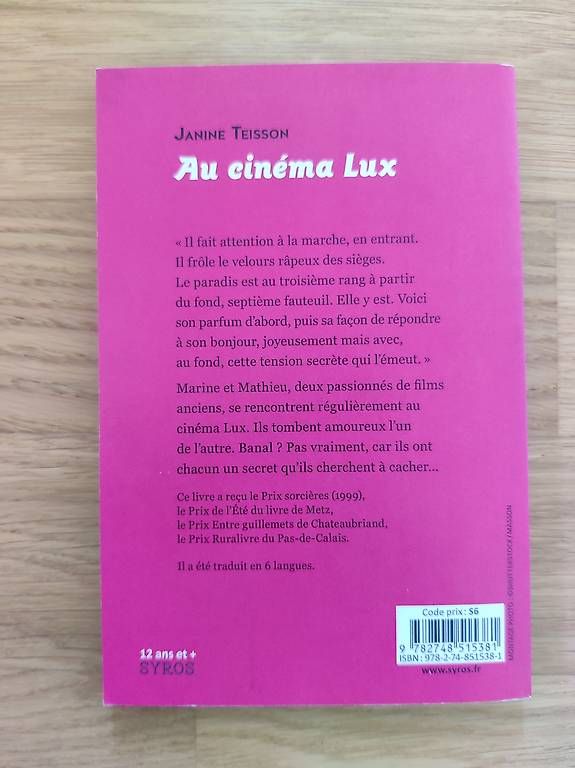 Livres: Au cinéma Lux – D'occasion à Winterthur par irg_mnp9 1