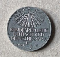 5 Mark 1979, G, Deutschland, Otto Hahn