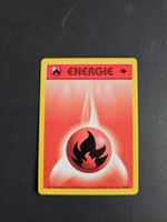 Original Pokemon Karte Feuer Energie 1. Edition Base Set top
