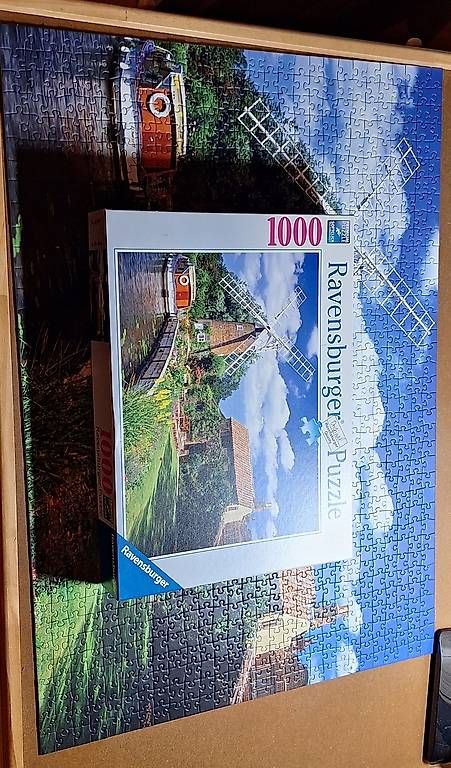 Puzzles: Puzzle moulin 1000 pièces complet – Gebraucht aus La Tine von chrystang 2