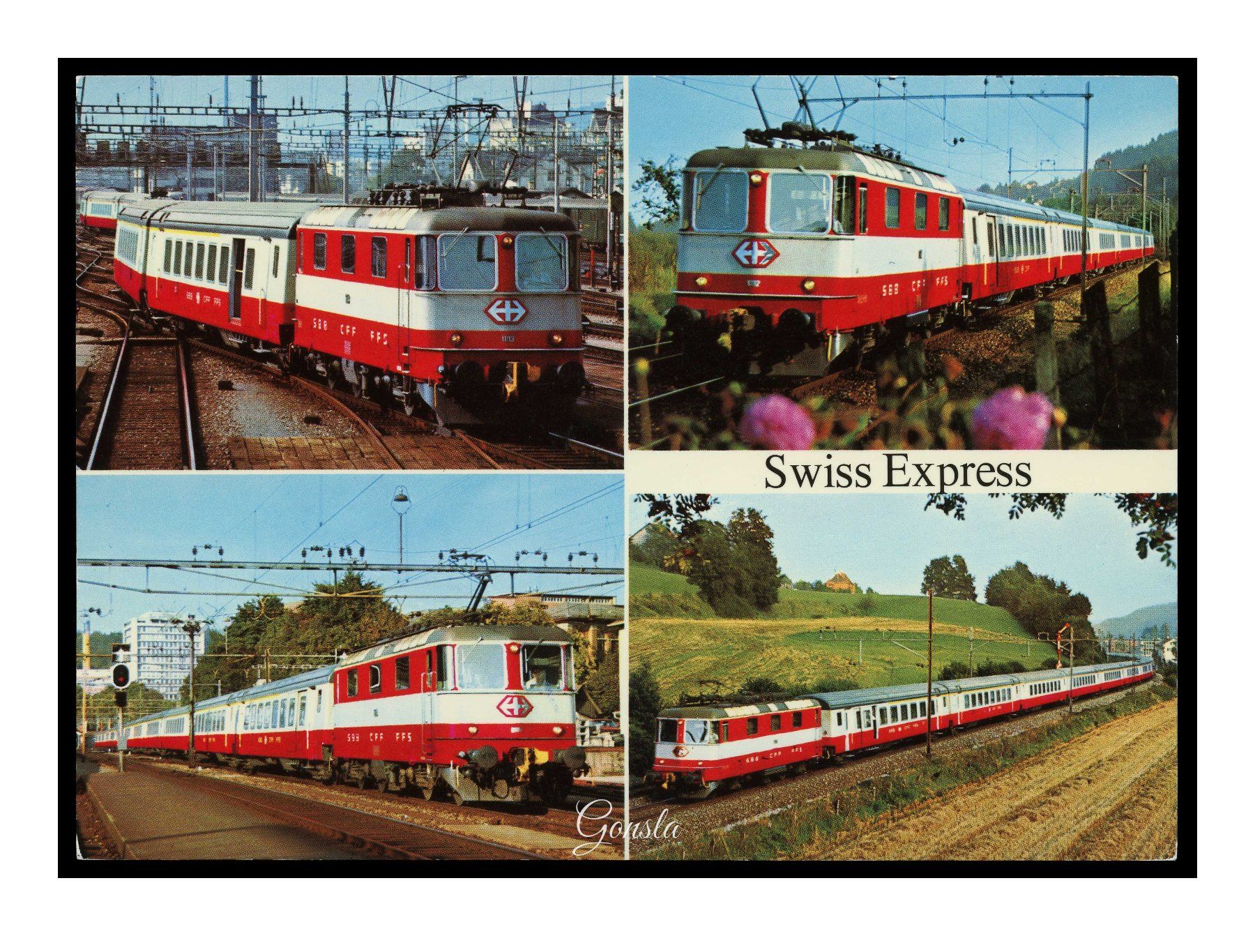 Cartes postales: SWISS EXPRESS - 1970 "Train Interville CFF" – D'occasion à Onex par gonsla01