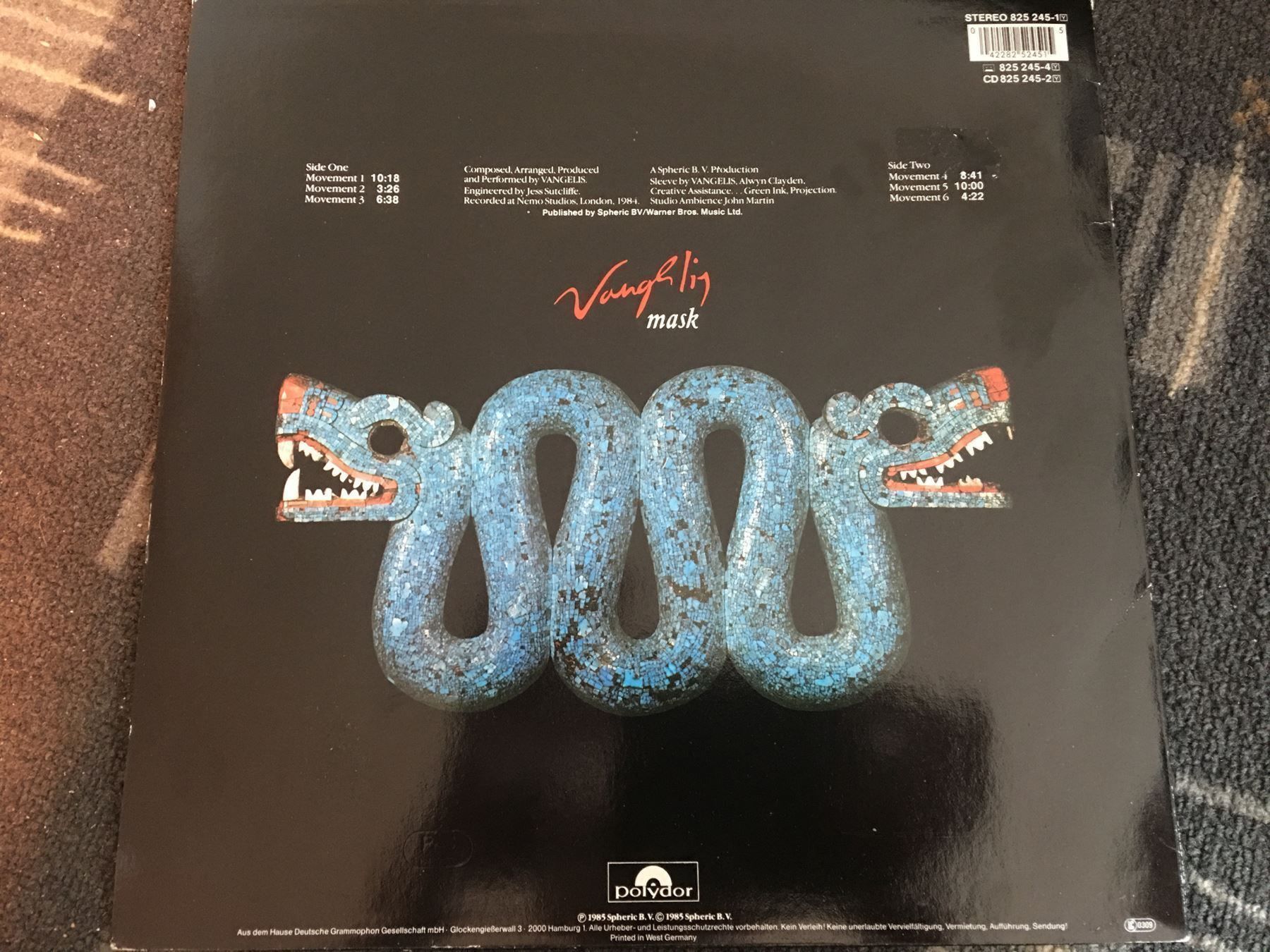 Dischi in vinile: Vangelis   Mask – Usato da Clarens venduto da Surcouf91 1