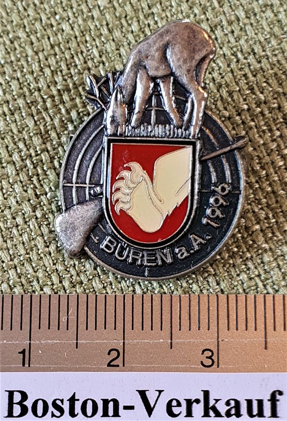 Medaglie: C556 Schützen Abzeichen Bühren a.A. 1996 – Usato da Reinach BL venduto da Boston-Verkauf 2