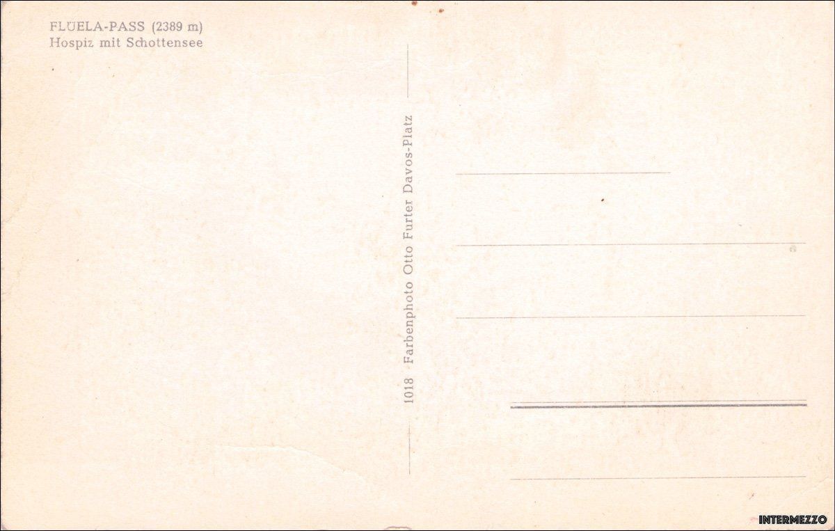 Cartes postales: Flüela // Autos Oldtimer Bus – D'occasion à Basel par intermezzo12 1