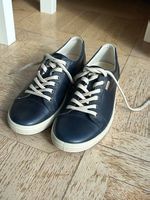 Blaue Schuhe Ecco