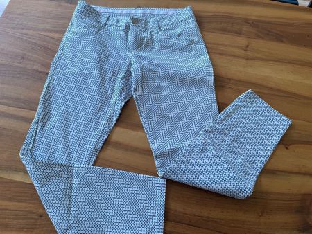ALBERTO Golfhose Caprihose tolles Muster Gr. 34 neuwertig