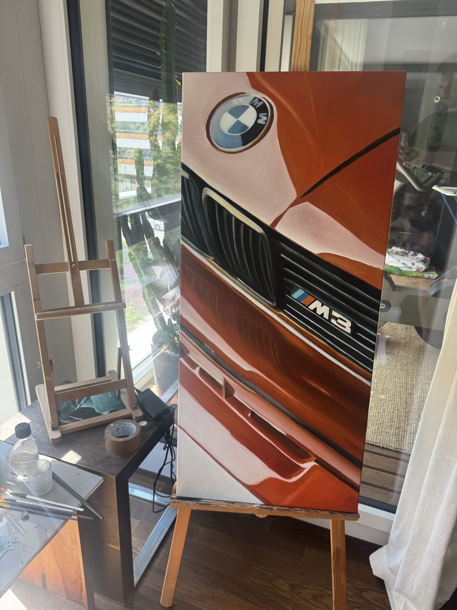 Dipinti: BMW M3 E30 Ölgemälde 50x110cm – Nuovo (secondo la descrizione) da Glattpark(Opfikon) venduto da ale_mg8x 1