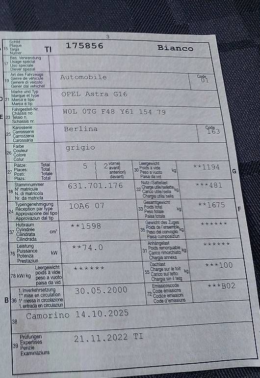 Automobili: Opel Astra – Usato da Davesco-Soragno venduto da pab_2x9h 3