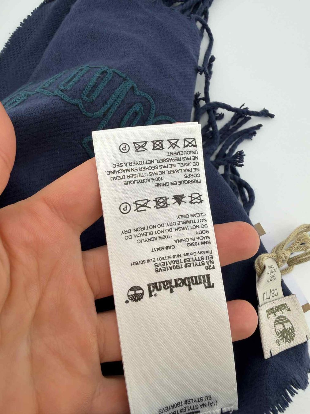 Timberland Foulard & Sciarpe: Timberland Schal Marineblau neue ✅ – Nuovo e nell'imballaggio originale da Riehen venduto da edu_92w7 8