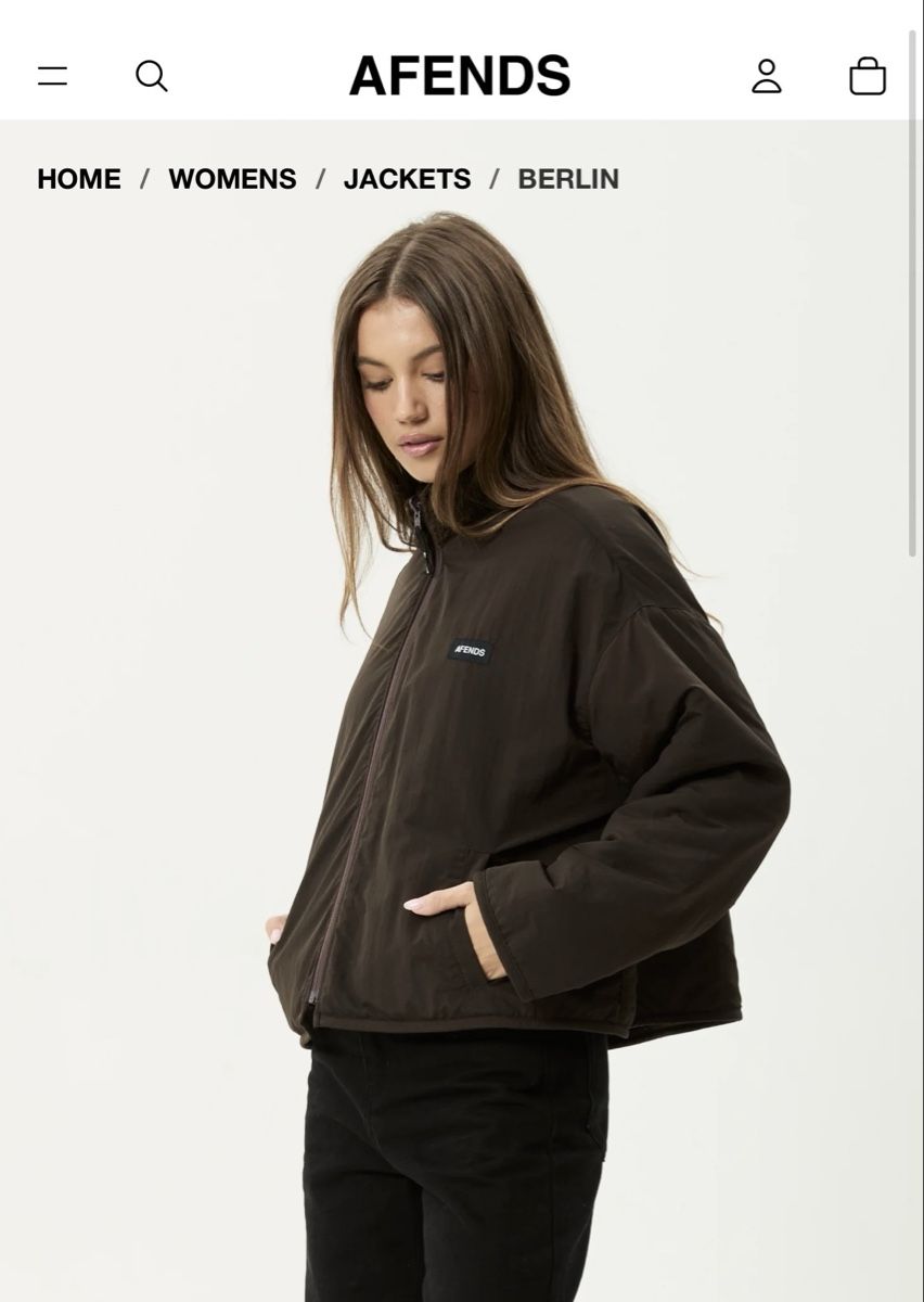 Giacche: AFENDS Reversible Berlin Jacket in coffee Size S – Usato da Zürich venduto da sch_2jyl 3