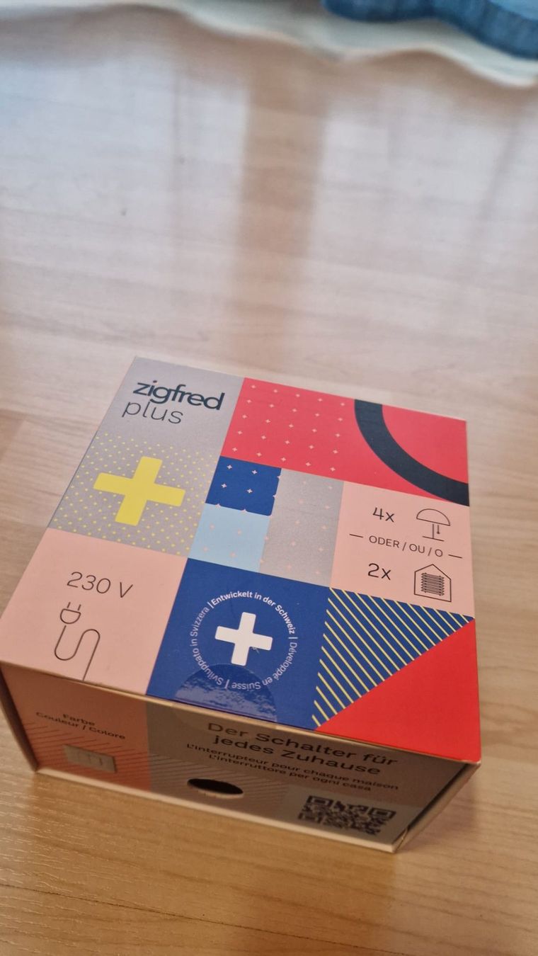Schalter: Zigfred Plus Smart Switch Zigbee, neuwertig, OVP – Gebraucht aus Nidau von auk_2g9h 1