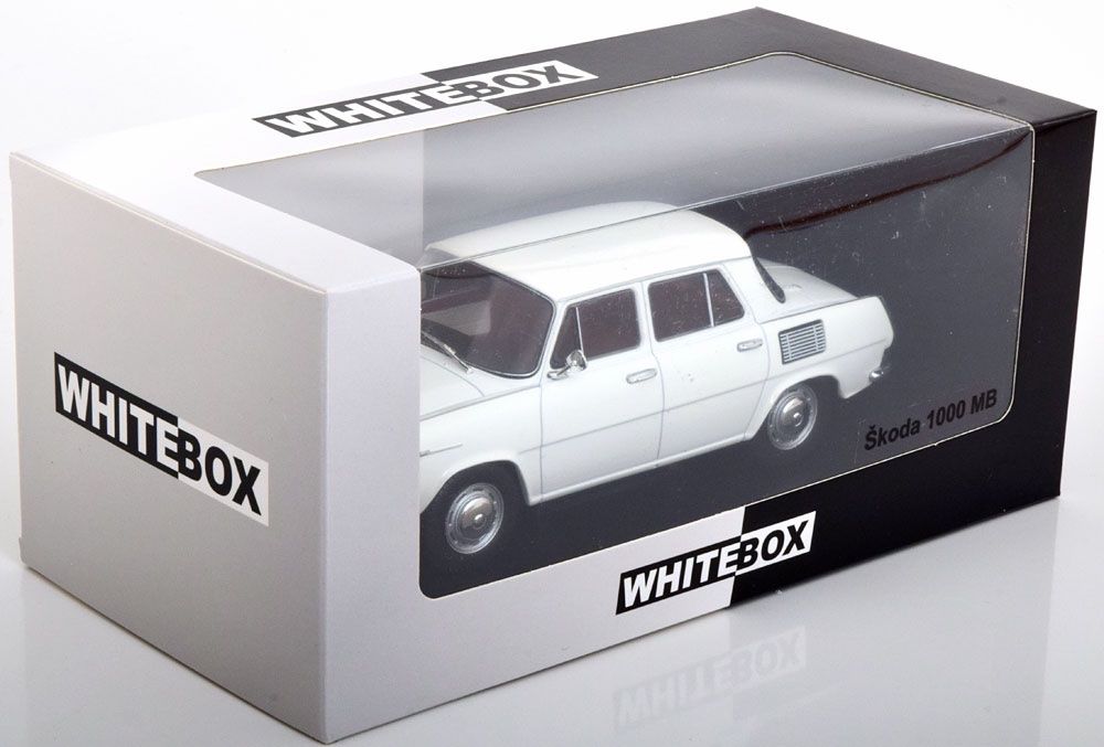 Skoda Modellini d'auto: SKODA 1000 MB WEISs 1:24 WHITEBOX – Nuovo e nell'imballaggio originale da Suhr venduto da Moebelsiralfred 2