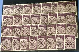 Nr.534 Rosette Lausanne Steckkarte mit Stempel  