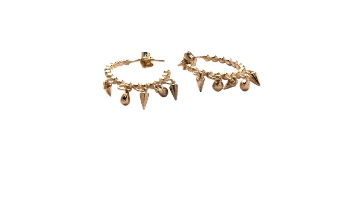 Orecchini pendenti & Orecchini a lobo: Silver rose colored Earring – Nuovo e nell'imballaggio originale da Adliswil venduto da sed_tn96 1