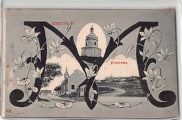 Gruss aus MANNERSDORF 1906, seltene AK