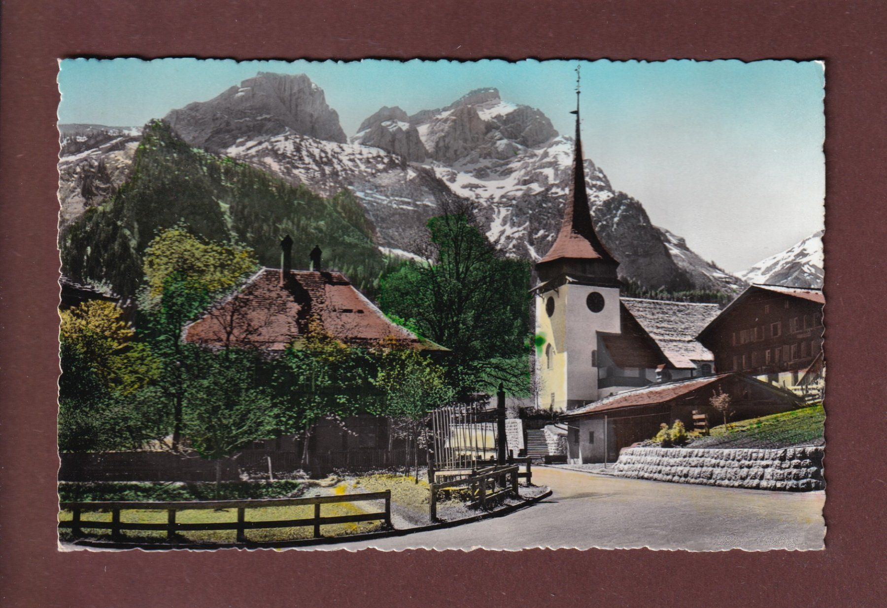 Ansichtskarten: GSTEIG - 1959 – Gebraucht aus Pully von nicecards