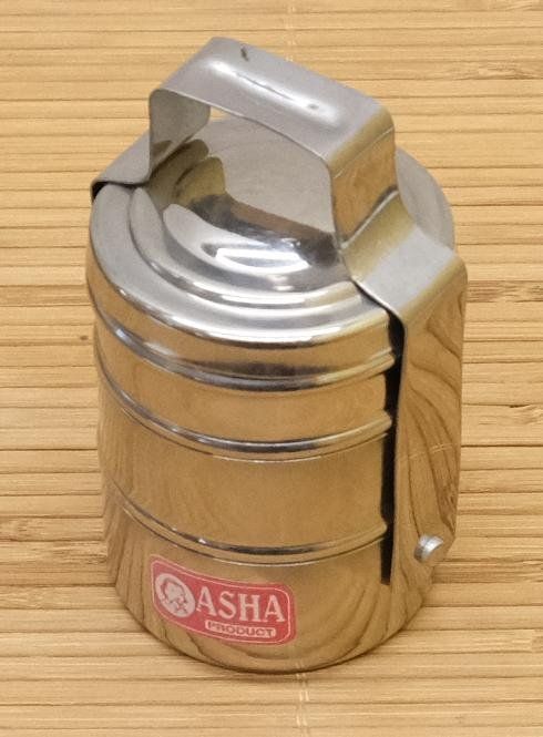 Contenitori & Simili: Miniatur Lunchbox Tiffin Dabba Set 2x – Nuovo (secondo la descrizione) da Zürich venduto da Masala-Oase 4