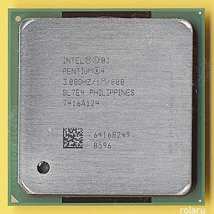 Intel Componenti elettronici: Pentium 4 HT, 3.00GHz/1M/800, Socket 478 – Usato da Baden venduto da Rolaru