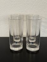 4er Set aus hochwertigen Wassergläsern, zeitloses Design