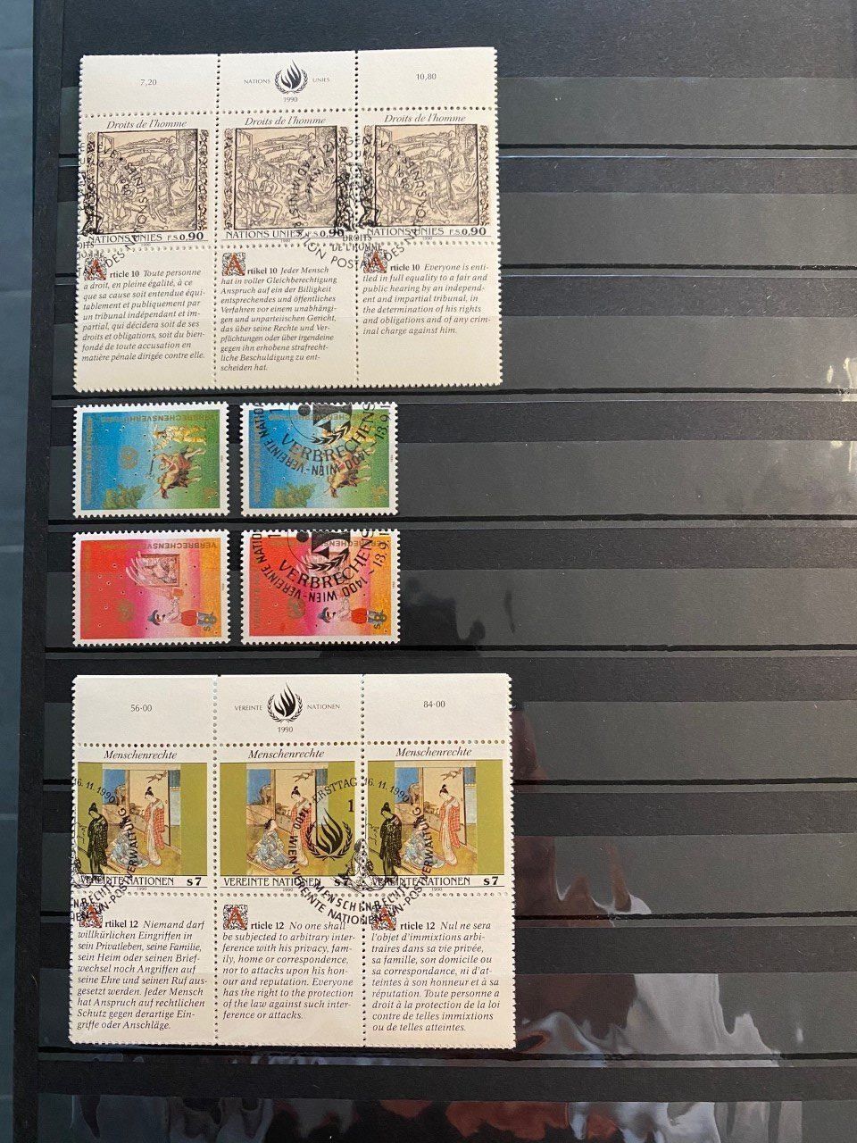 Tutti i francobolli: UNO Briefmarken (diverse) – Nuovo (secondo la descrizione) da Rain venduto da SRIC01 3