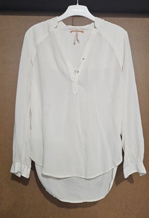 Boss leichte Sommerbluse, Gr. 36, naturweiss