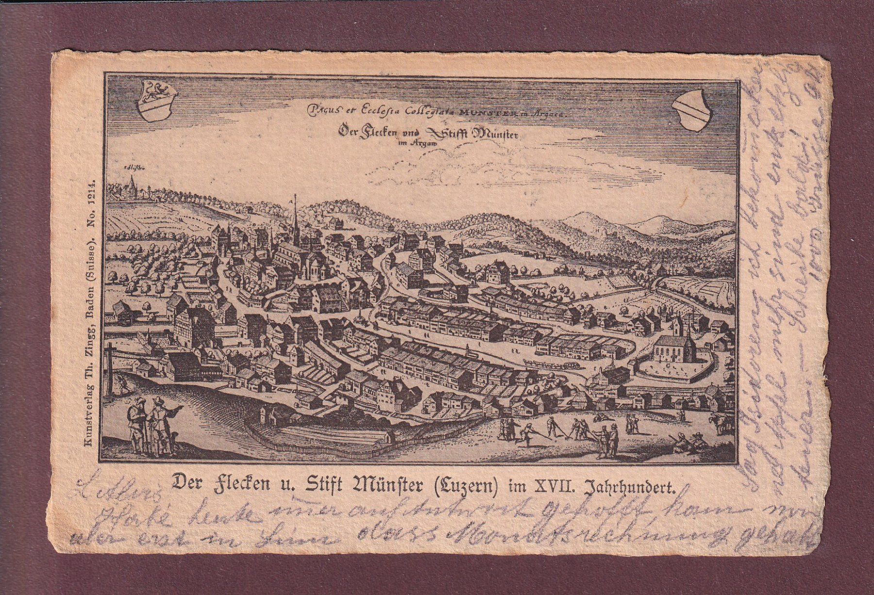 Cartes postales: MÜNSTER (Luzern) - 1902 – D'occasion à Pully par nicecards