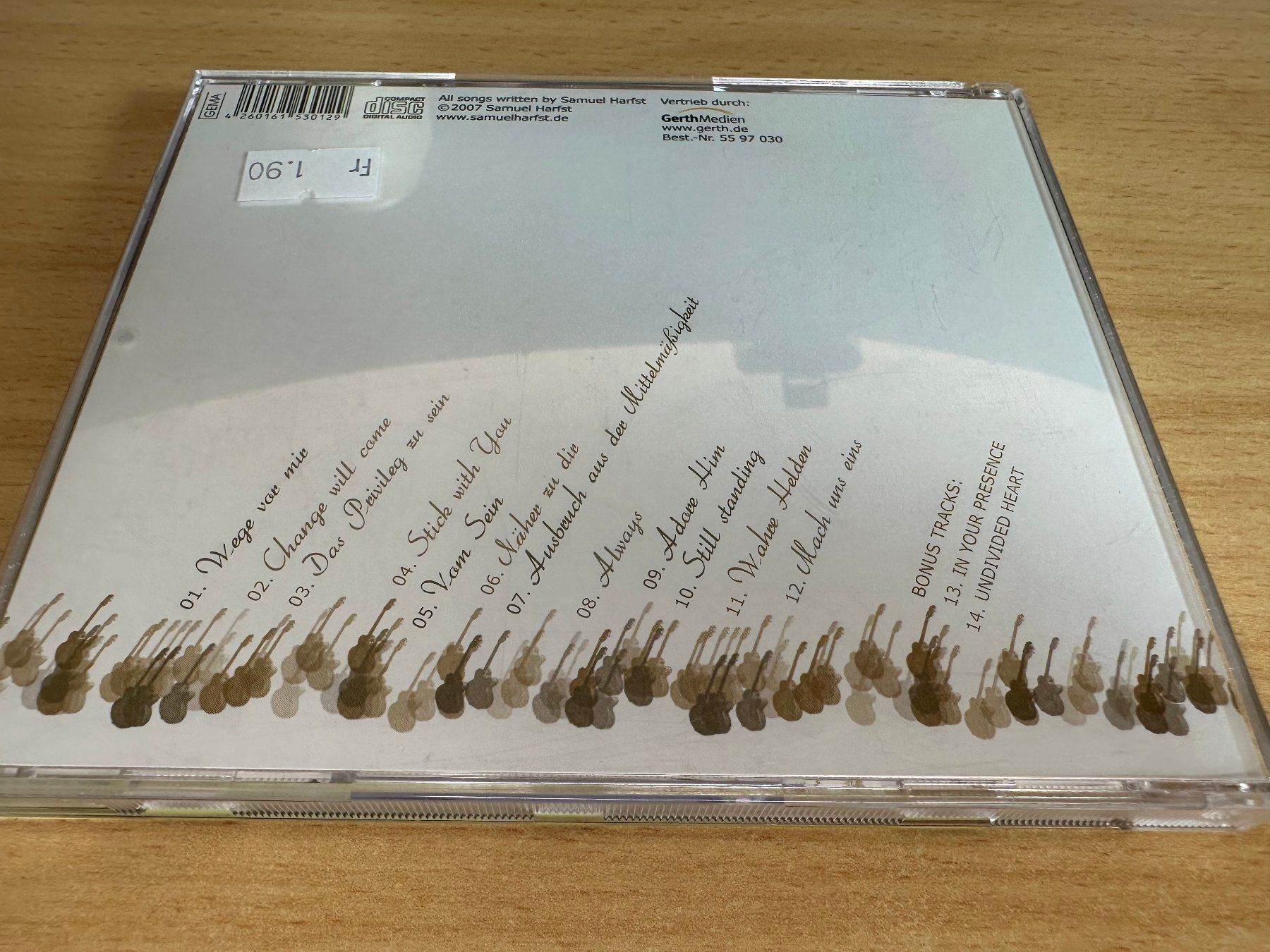 CD: Samuel Harfst – Audiotagebuch – Usato da Rikon im Tösstal venduto da Alpenmutz 1
