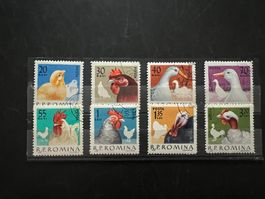 1963 Rumänien  Nutztiere  gest.   Serie  (A942)