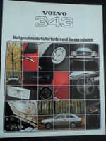 Prospekt Volvo 343 Sonderzubehör 1978 mit Preisliste
