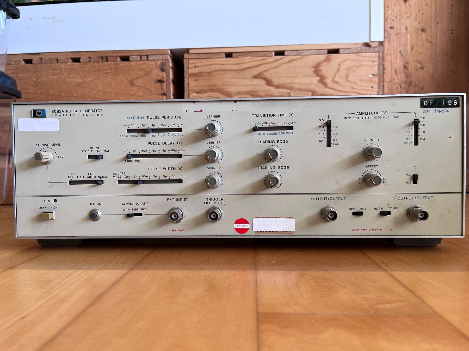Hewlett Packard Misurare: HP 8082A Puls Generator 250MHz – Difettoso da Hettlingen venduto da schenkmi72